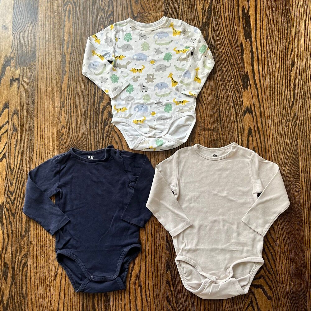 H&M Toddler Long Sleeve Bodysuit Bundle (2-3Y)